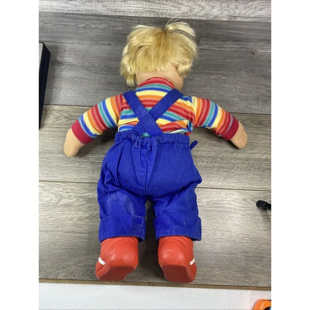 Playskool My Buddy Doll Vintage 1985 Large Blue Rainbow Good Retro Toy 22